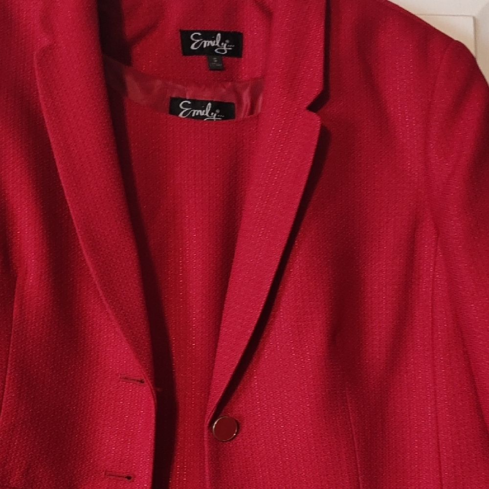 Red Women's Dress set - Picture 2 of 4